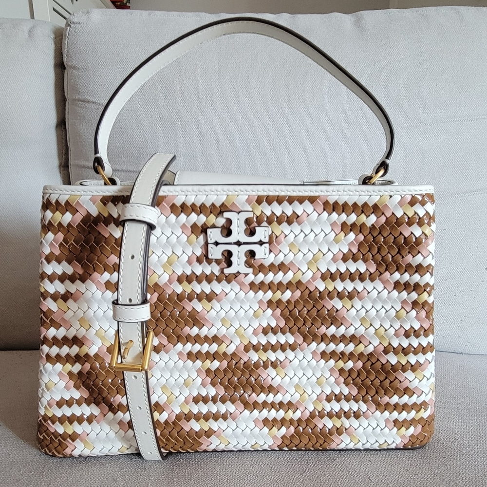 Tory Burch Woven Satchel